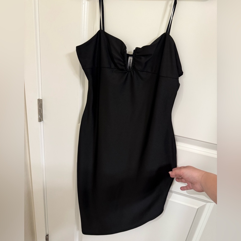 Black cocktail dress